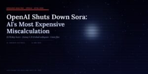 OpenAI Shuts Down Sora: The Real Story Behind AI's Most Expensive Miscalculation